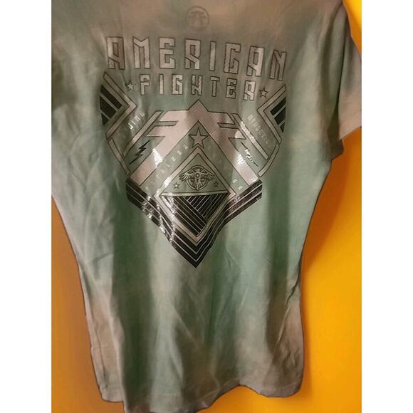 Women's American Fighter Gateway Graphic Washed T-Shirt Top Small A126 Nwt - Picture 3 of 6